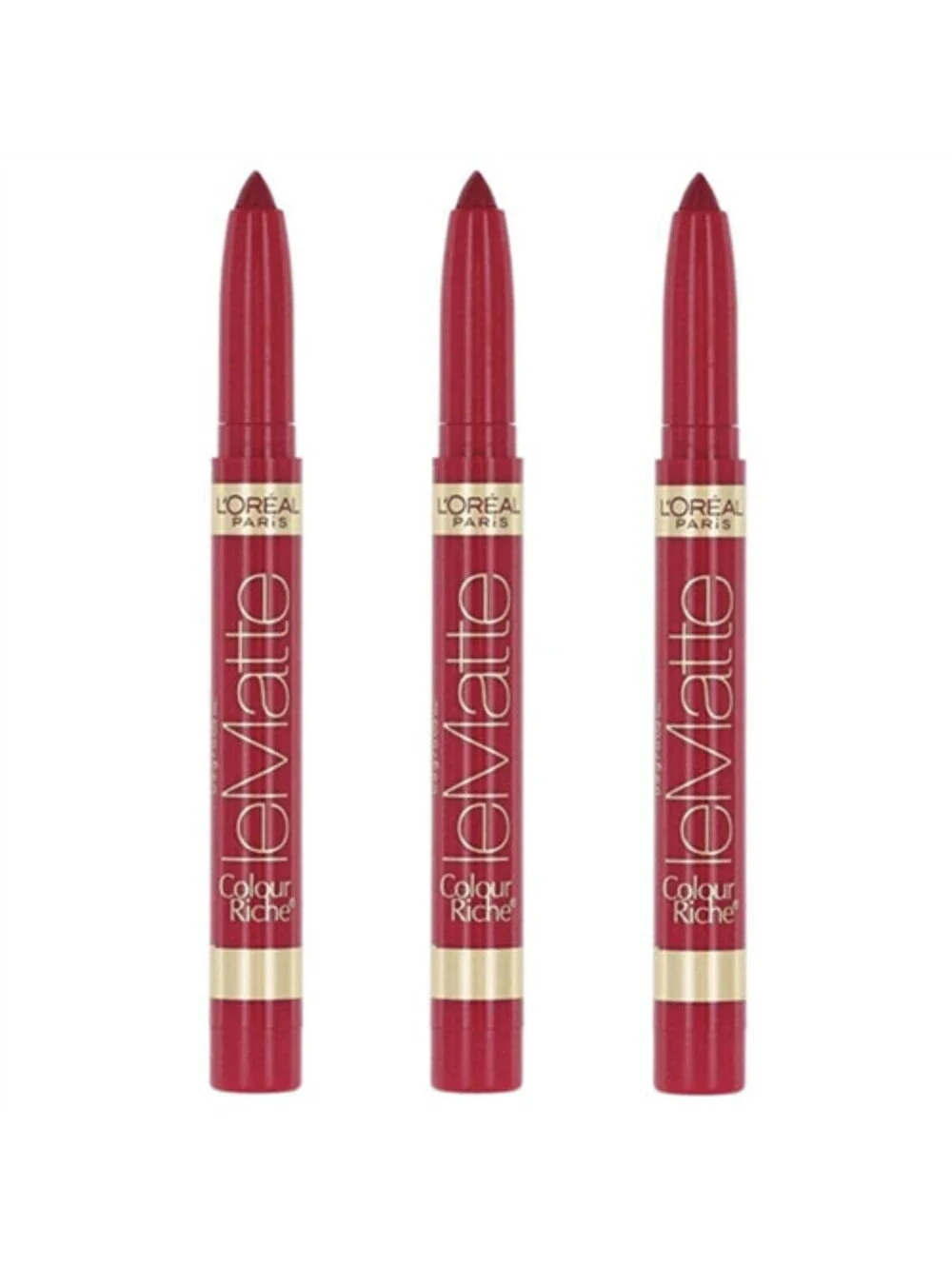3-Pack NEW L'Oreal Colour Riche Le Matte Lipstick in 409 Matte for Me (Sealed)